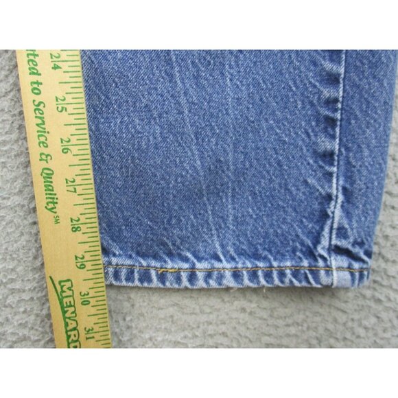 Levi's 505 Jeans Mens 34x32 Straight Fit Blue Fade Cowboy American Pants Denim - Picture 5 of 9